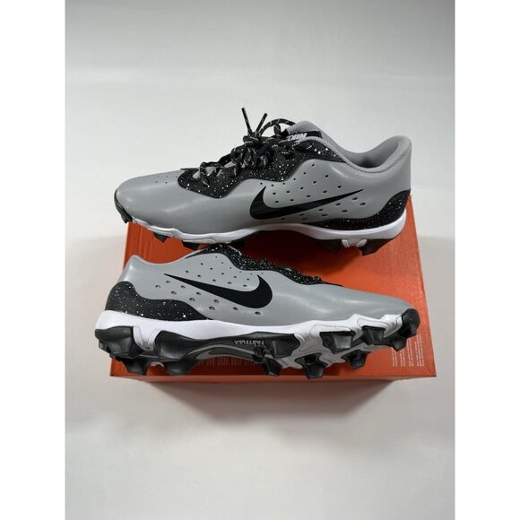 New Men’s Size 14 Grey Nike Alpha Huarache 4 KYSTN Baseball Cleats DJ6524 002 - Picture 4 of 10